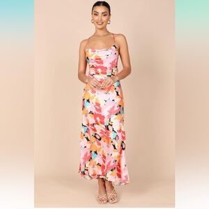 PETAL & PUP Floral Pink Maxi Dress
